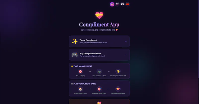 Compliment App screenshot 2