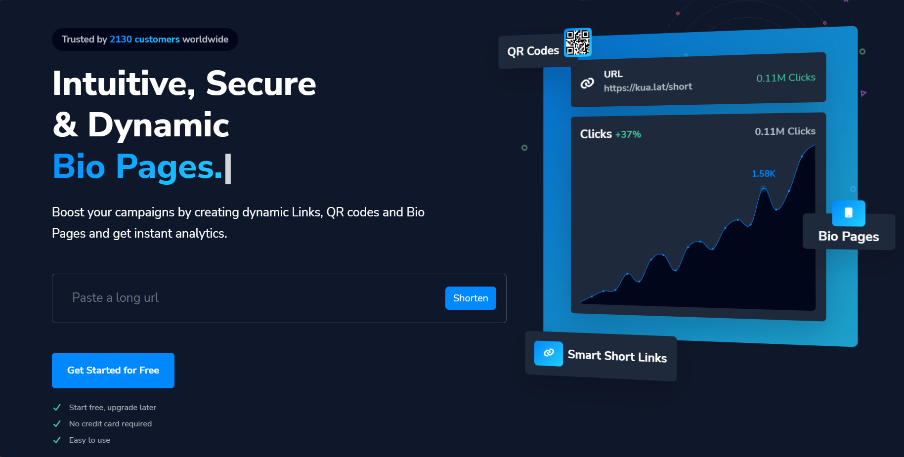URL Accorciatore - Kualat - Accorciatore URL, Bio Pagina e Generatore di codice QR media 1
