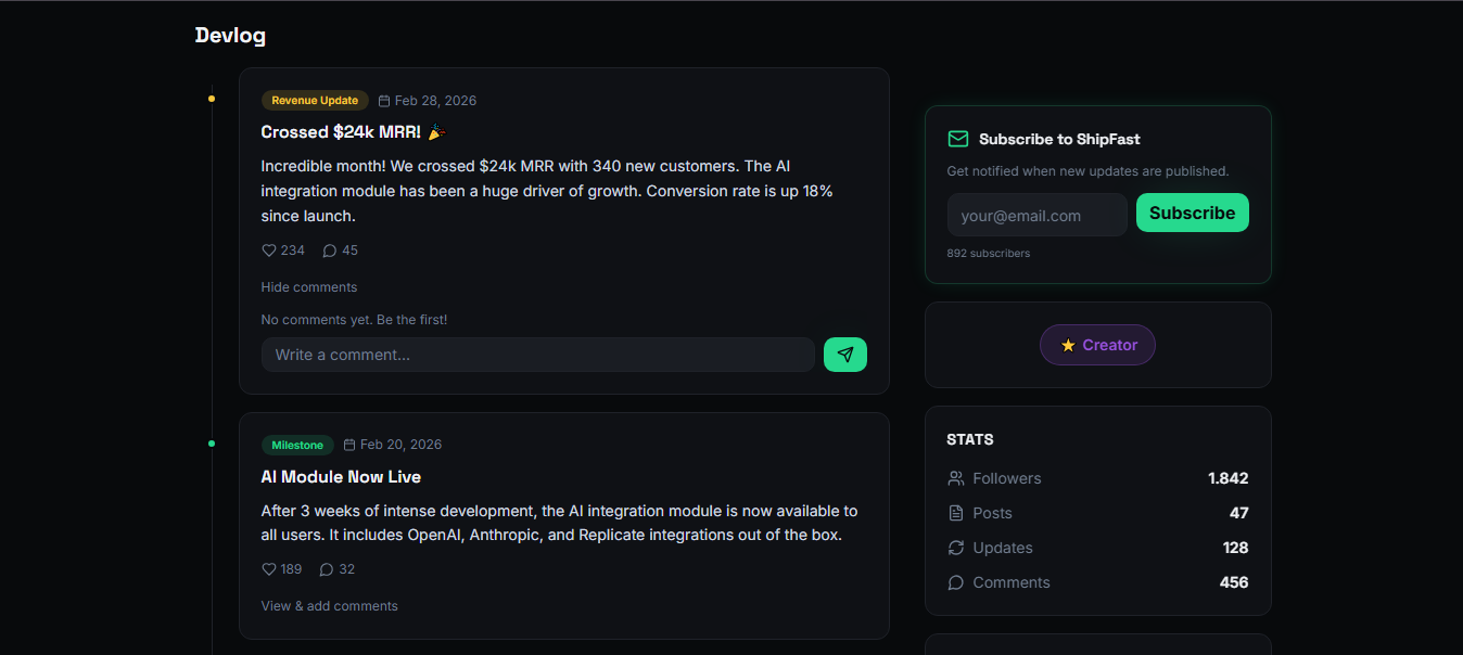 Buildstrack gallery image