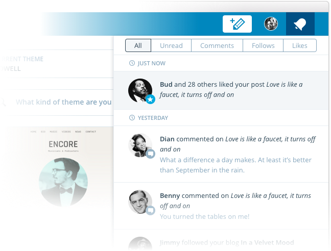 The New WordPress.com gallery image