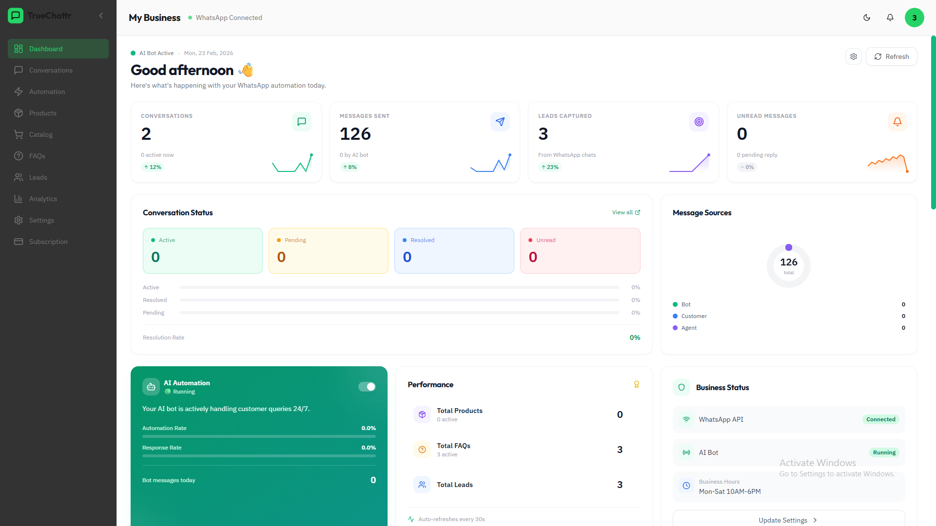 TrueChattr - Screenshot 5 showing product features and functionality