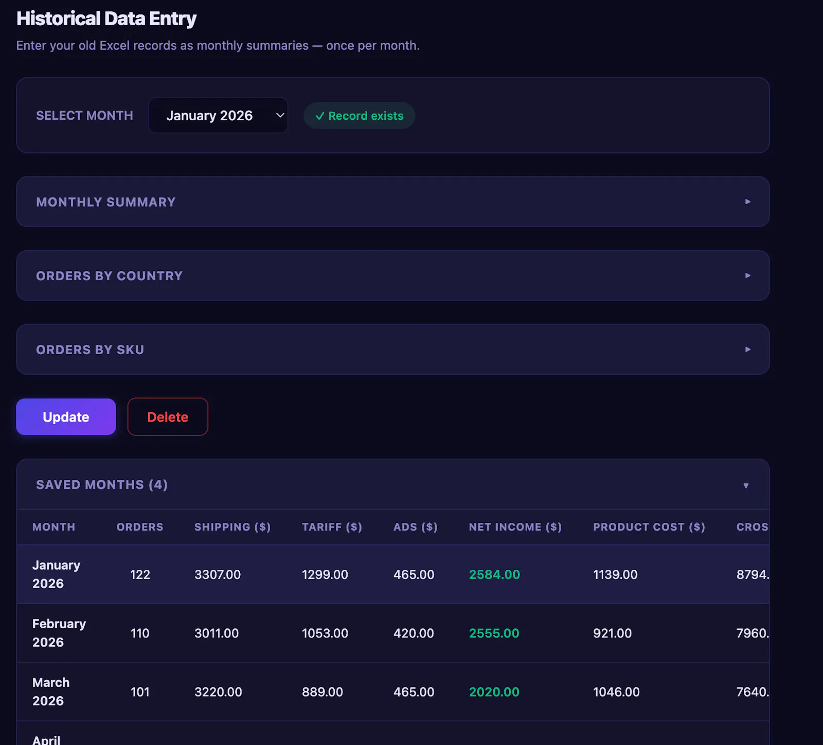 SellerScope — Order Management Dashboard screenshot 3