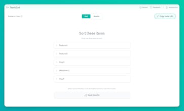 TeamSort gallery image