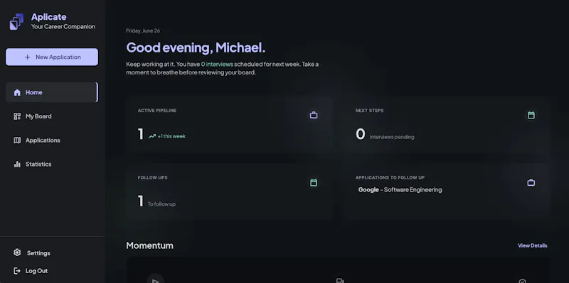 Aplicate screenshot 2