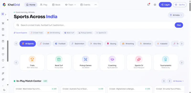 KhelGrid screenshot 1