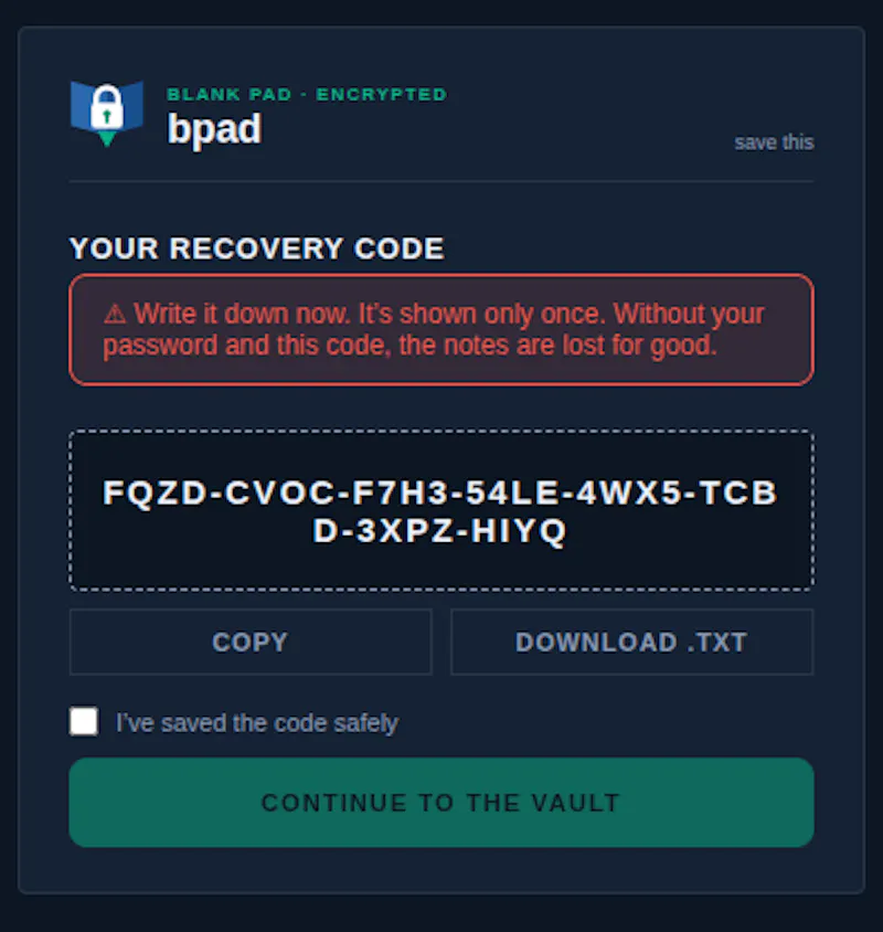 bpad screenshot 2