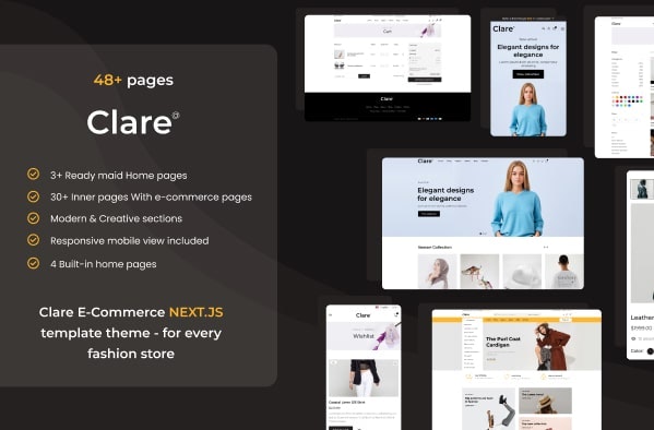Next.js Template eCommerce media 1