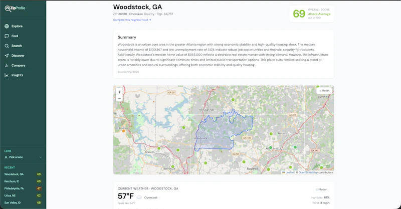 ZipProfile — Know Your Neighborhood screenshot 2