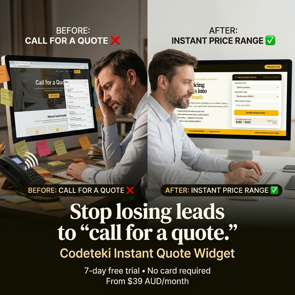 Instant Quote Widget by Codeteki logo
