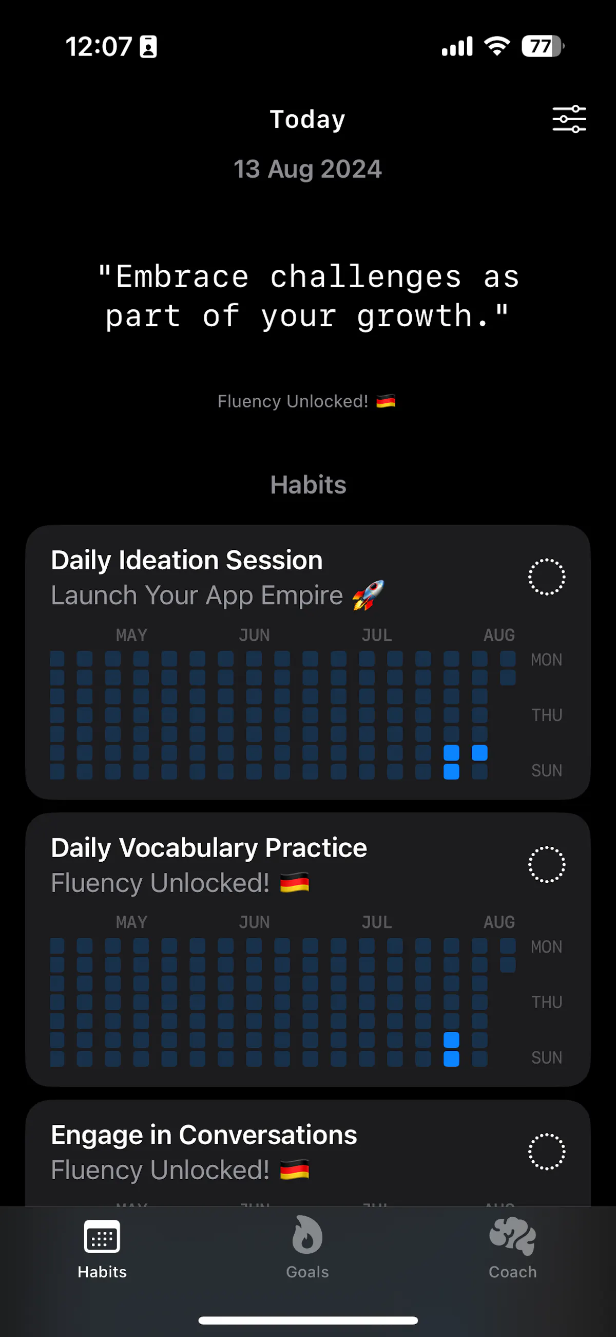 Rise Above - Build habits, Reach goals