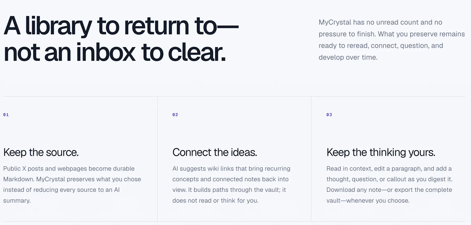 MyCrystal — X posts and web to Markdown screenshot 4