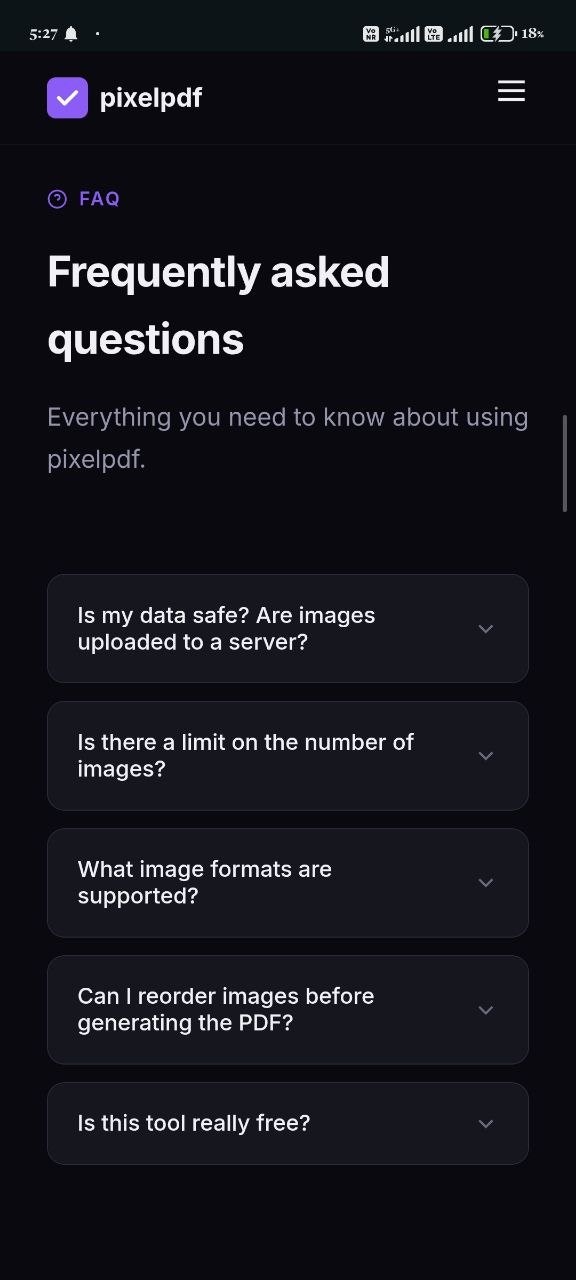 Pixelpdf - Image to PDF Converter gallery image