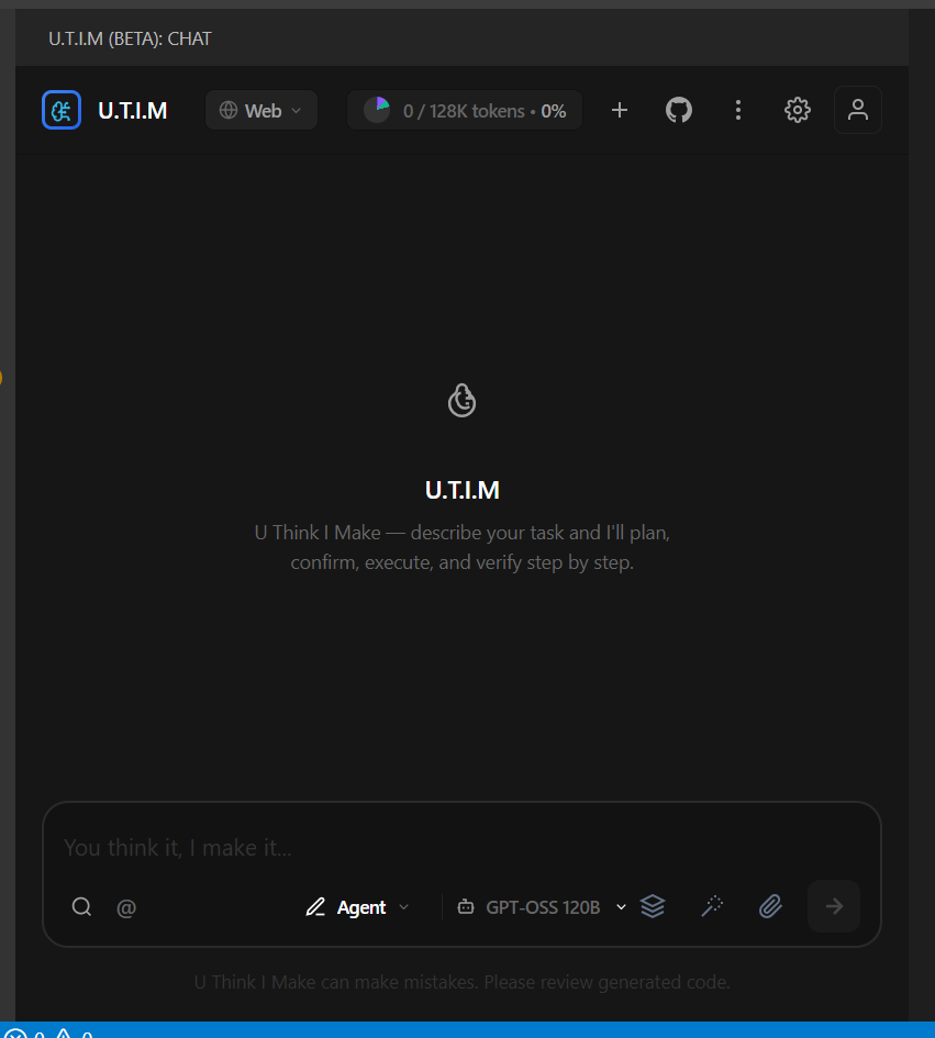 UTIM AI  - Main product screenshot demonstrating key features and user interface