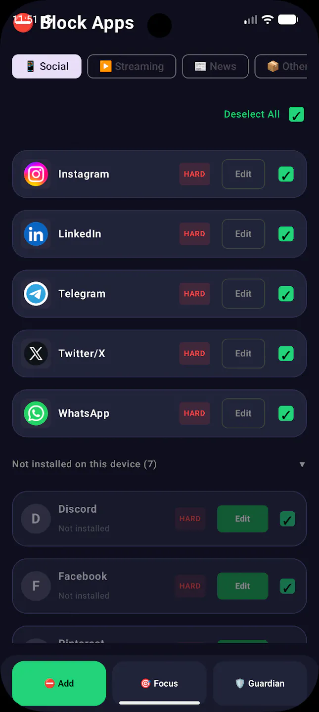 Blockwise screenshot