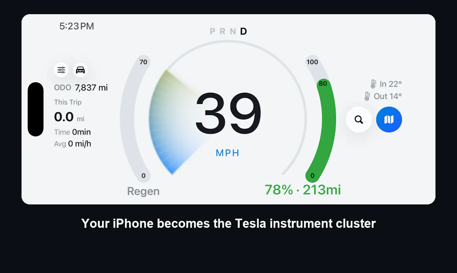 TeCluster for Tesla screenshot 3