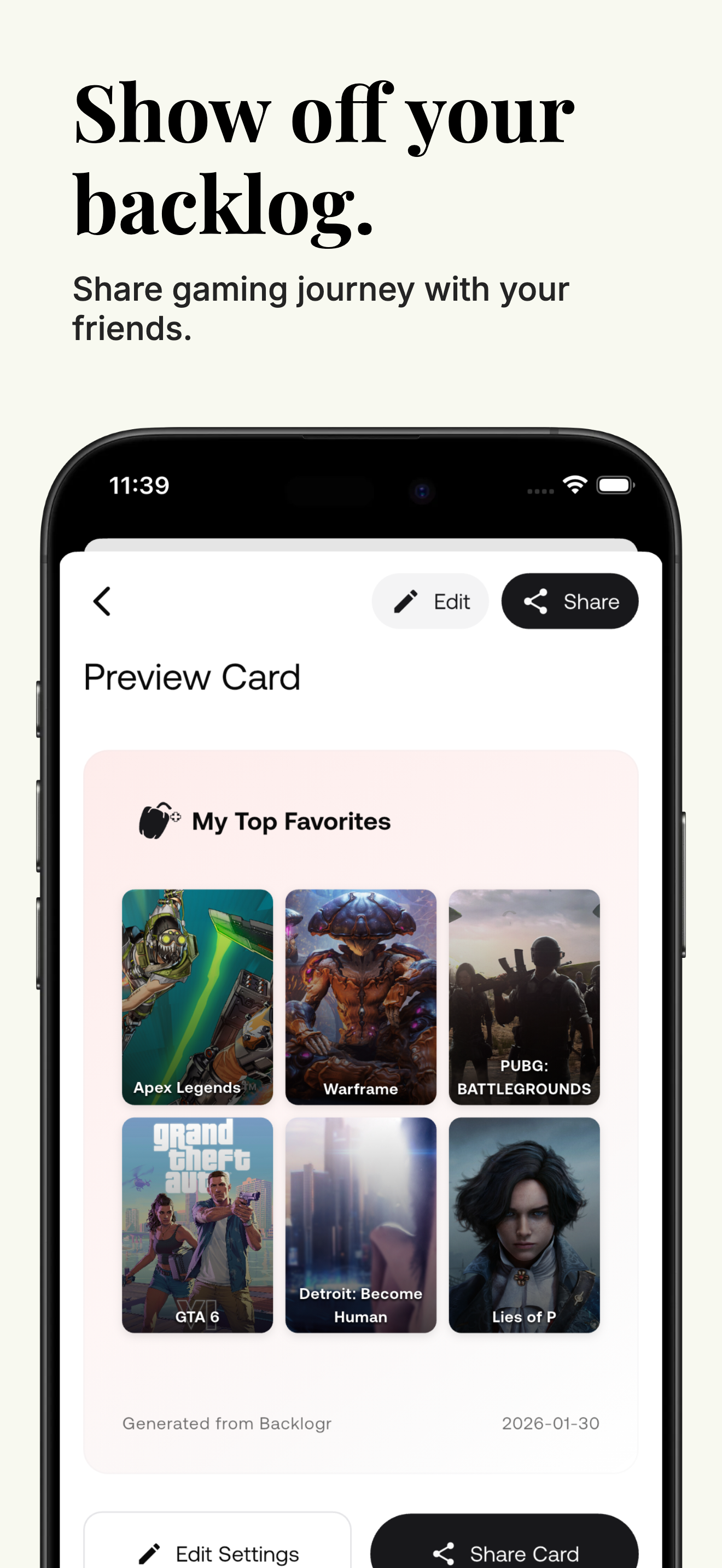 Backlogr - Track Your Games gallery image