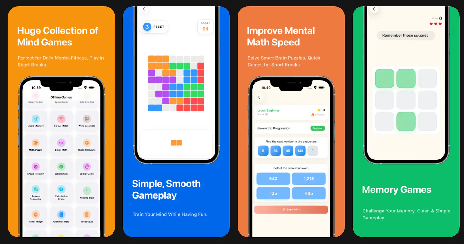 Offline Games: Brain Training screenshot 1