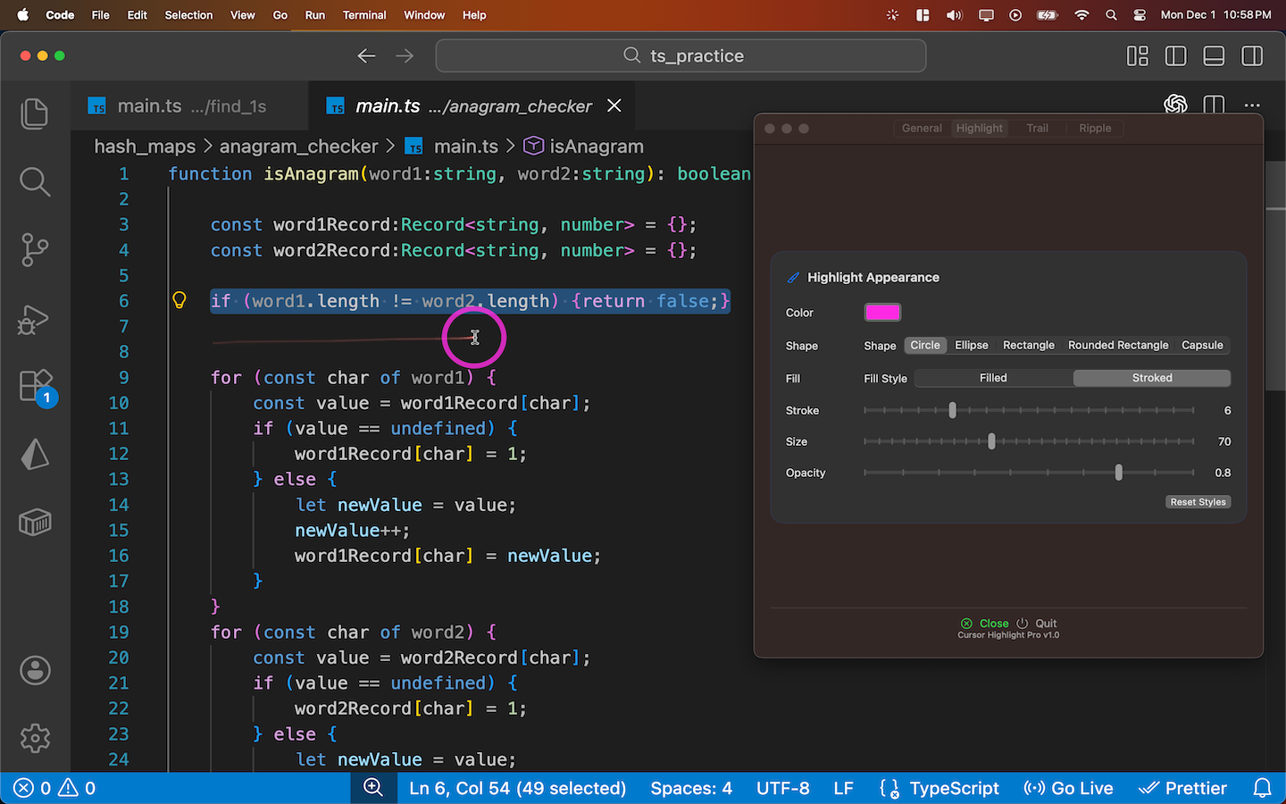 Cursor Highlighter Pro - Screenshot 2 showing product features and functionality