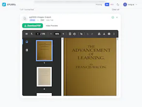 Fast EPUB PDF Convert Tool gallery image