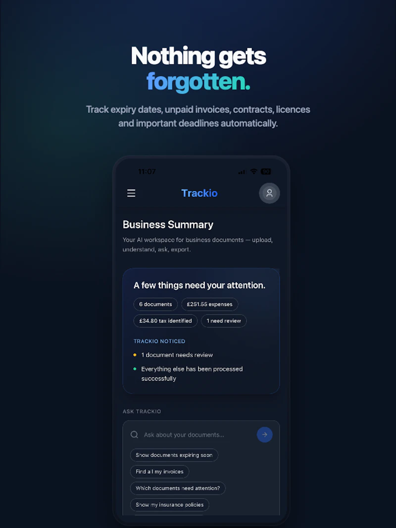 Trackio screenshot 6