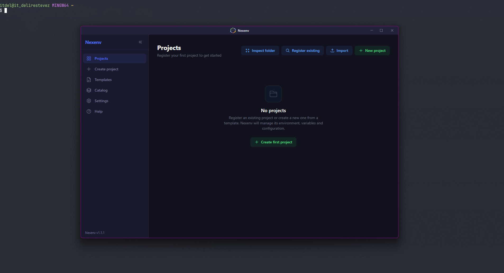Nexenv – Dev Environment Manager gallery image