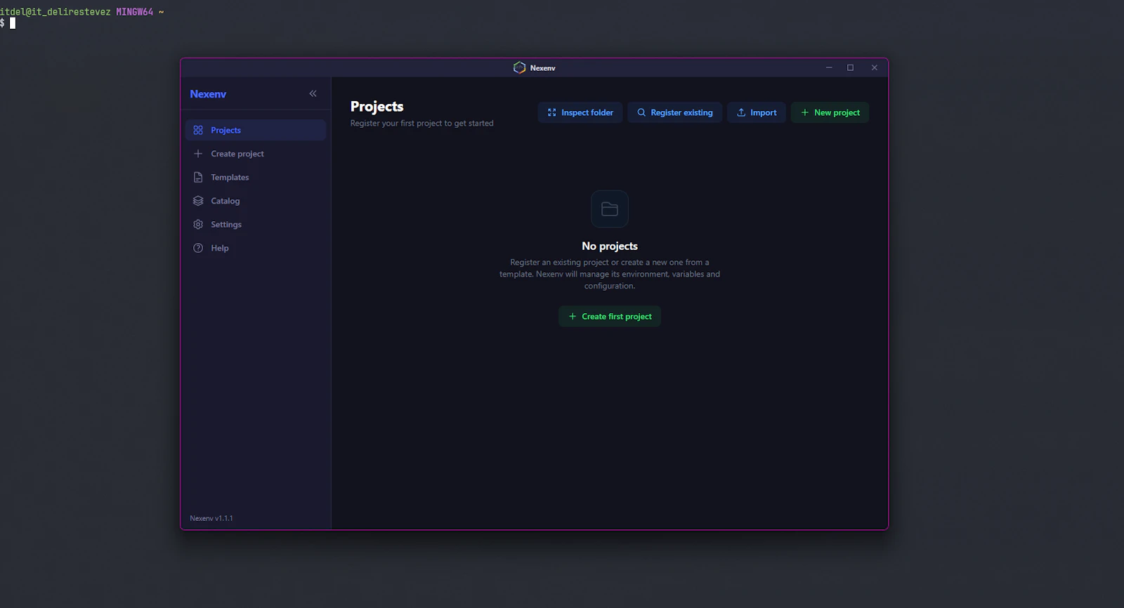 Nexenv – Dev Environment Manager screenshot 8