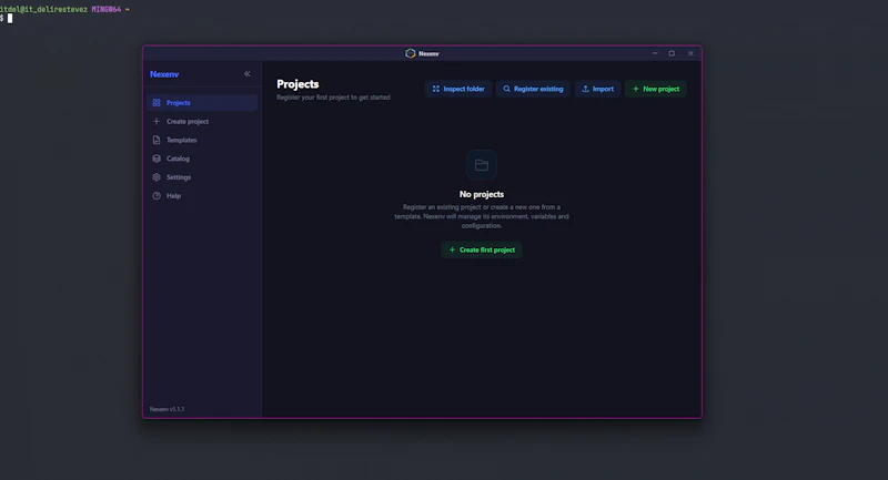 Nexenv – Dev Environment Manager screenshot 8