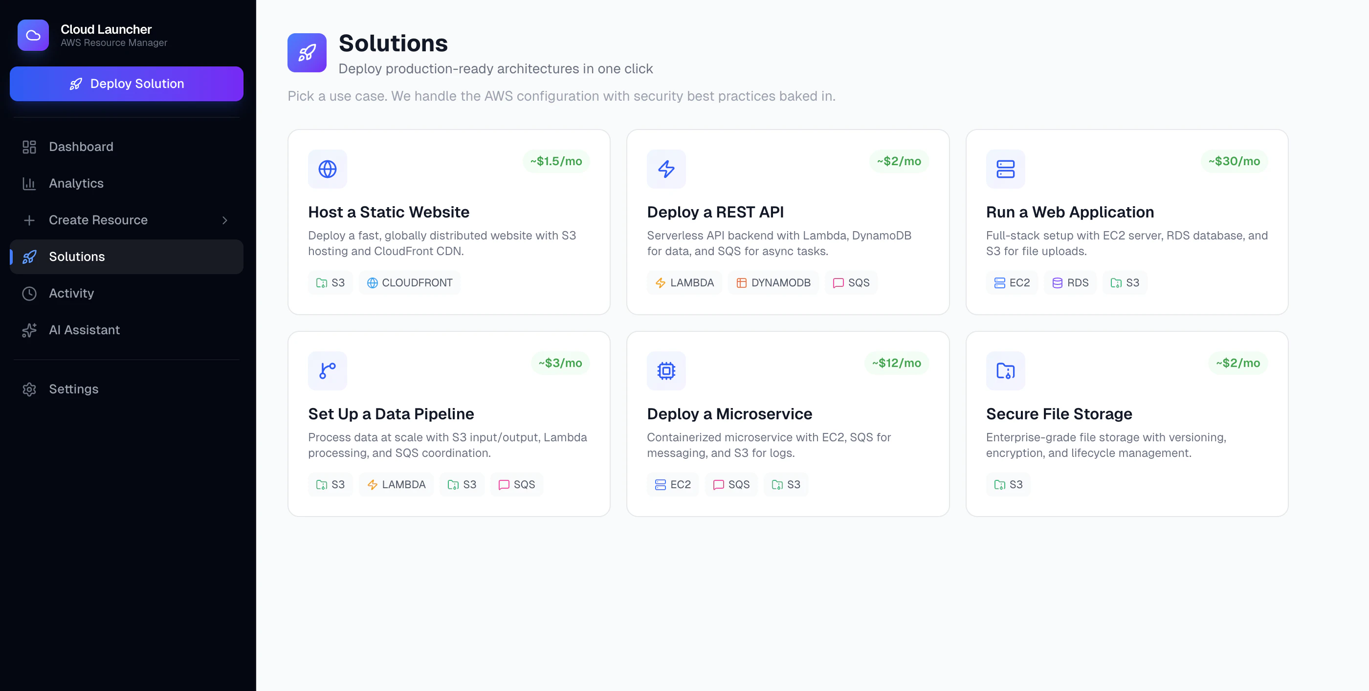 Cloud Launcher screenshot 3