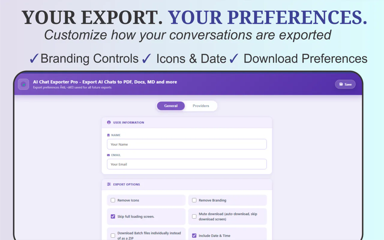 AI Chat Exporter Pro gallery image