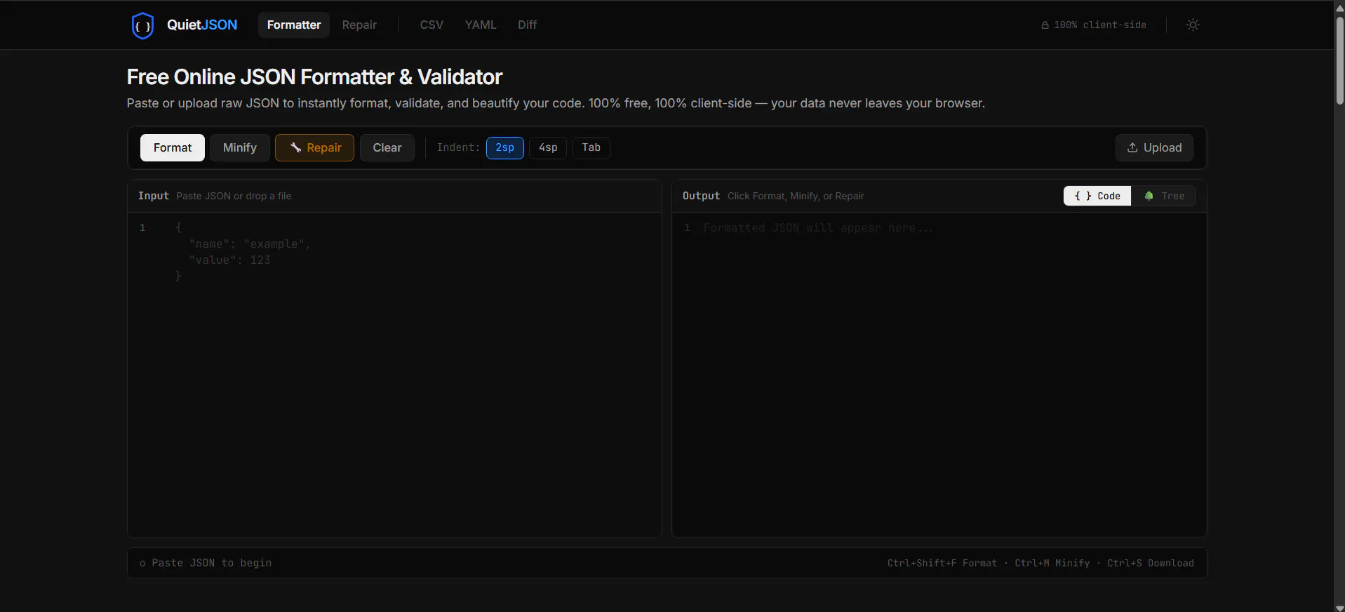 QuietJSON gallery image