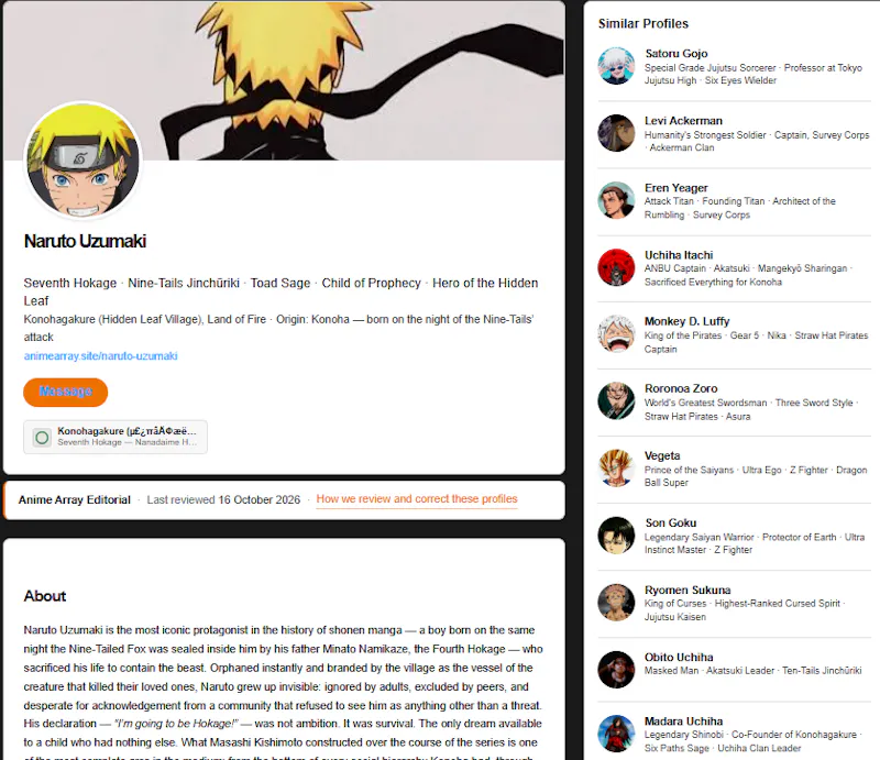 Anime Array screenshot 5
