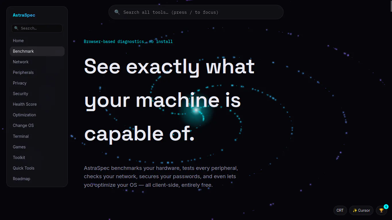 AstraSpec gallery image