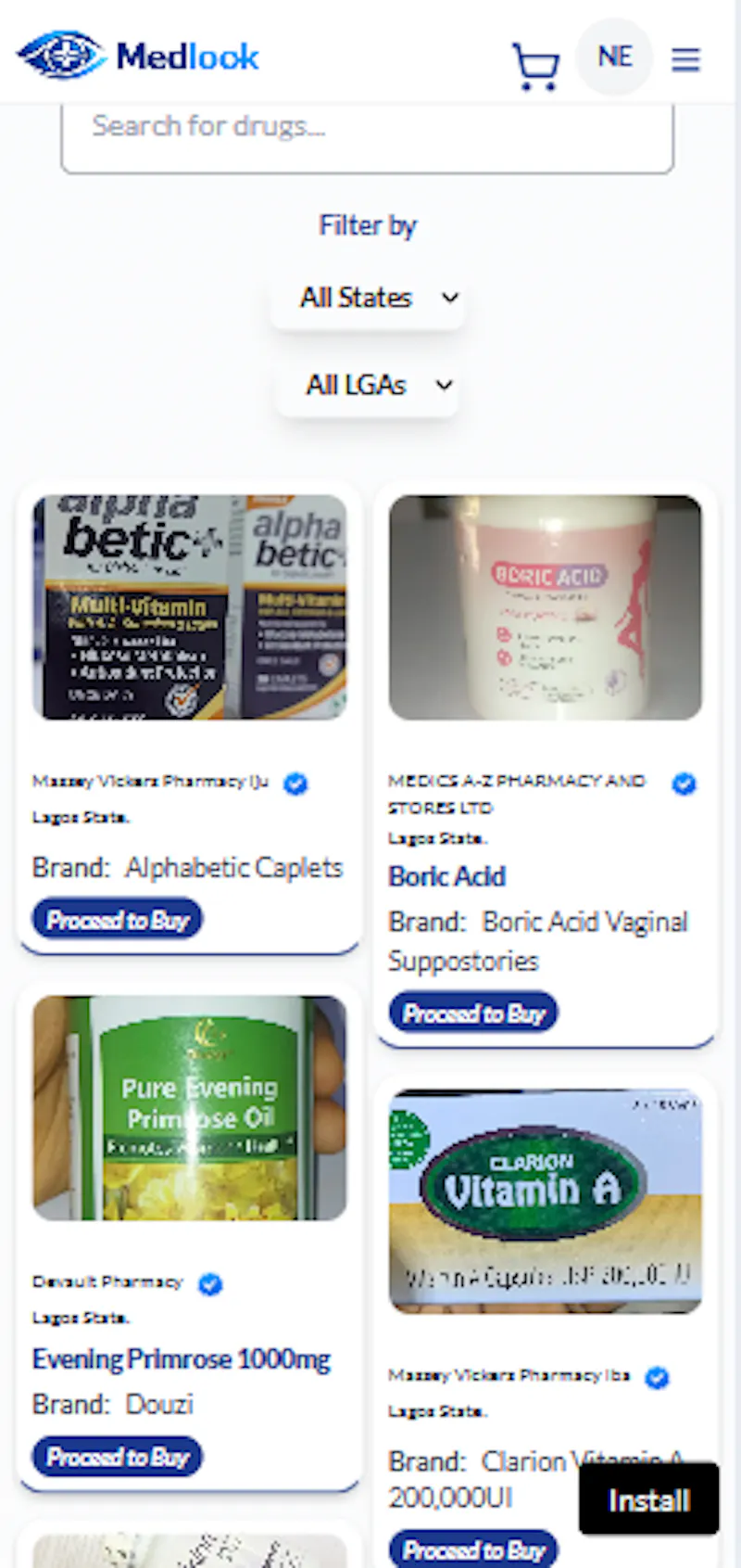 Medlook screenshot 2