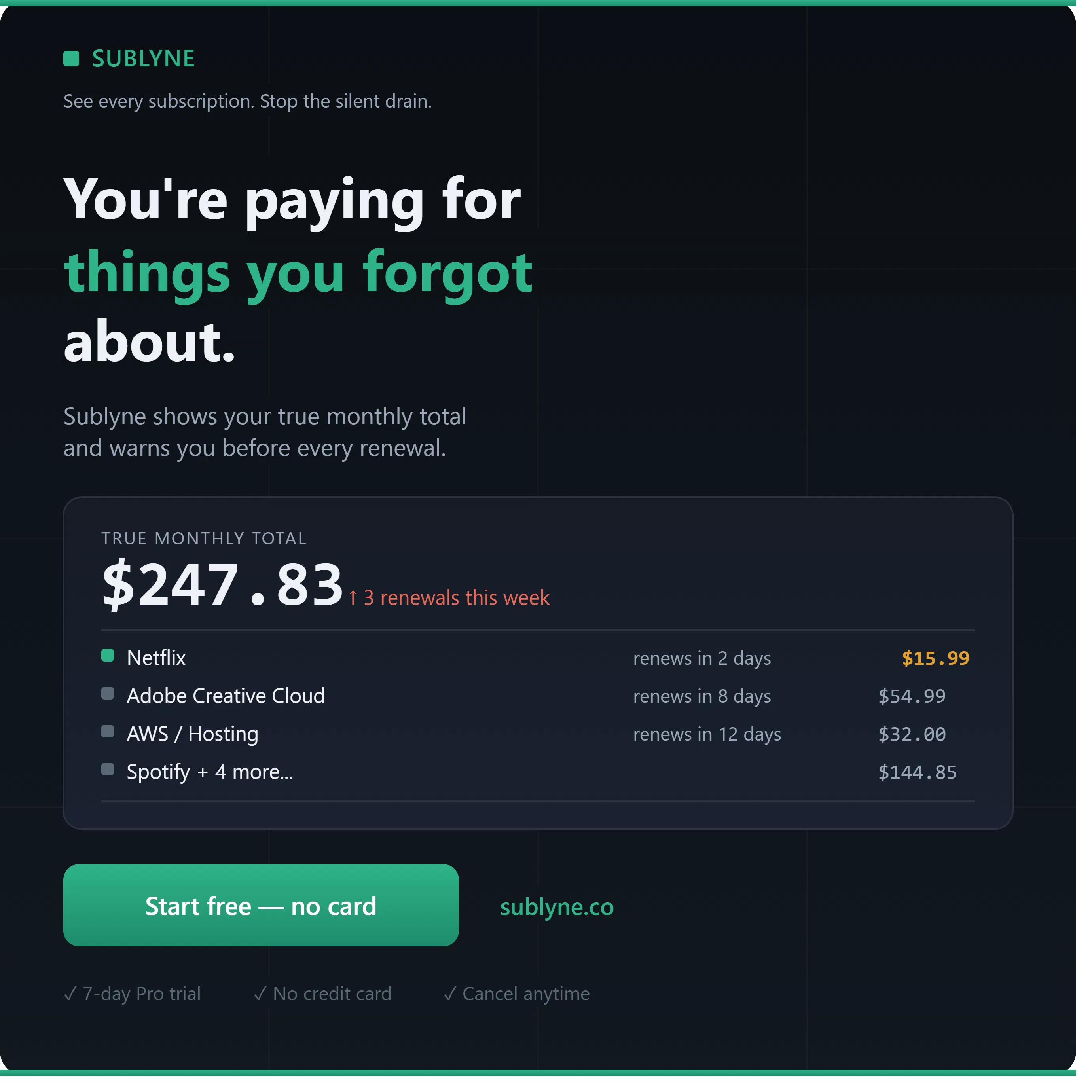 Sublyne screenshot