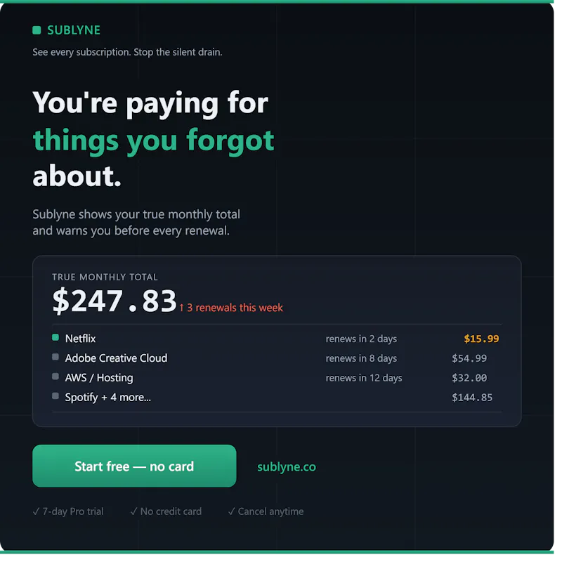 Sublyne screenshot 2