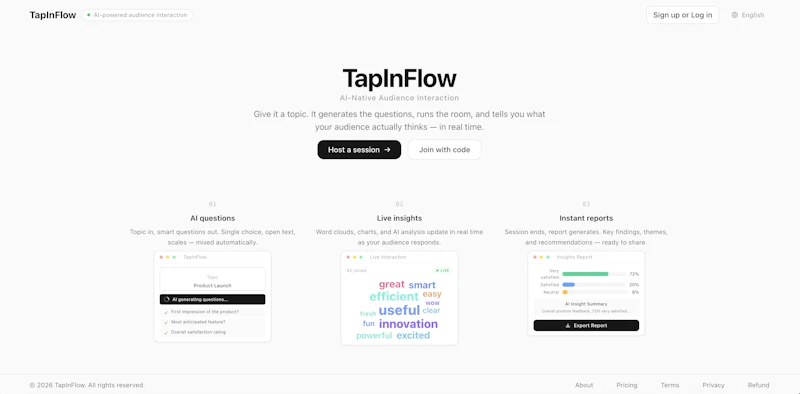 TapInFlow screenshot 1