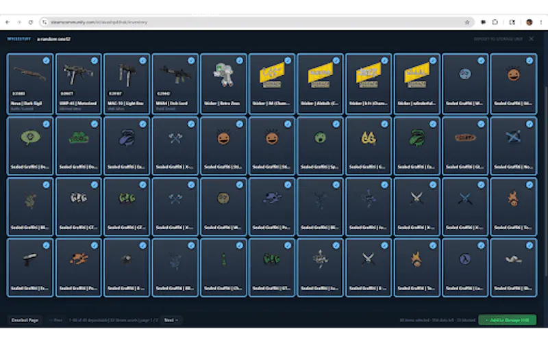CS2 Storage Unit Manager screenshot 4