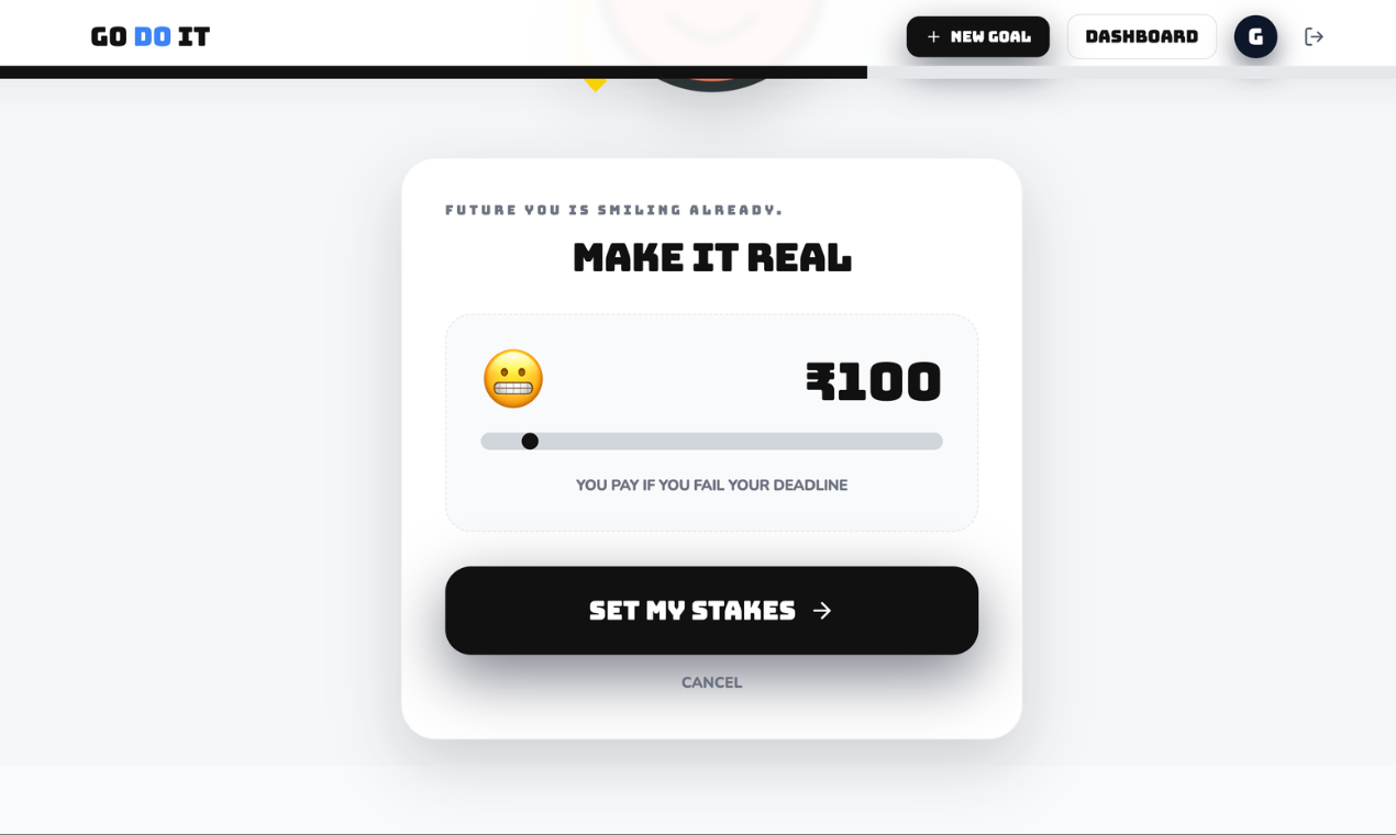 Jeetlo — Commit to your goals. - Screenshot 2 showing product features and functionality