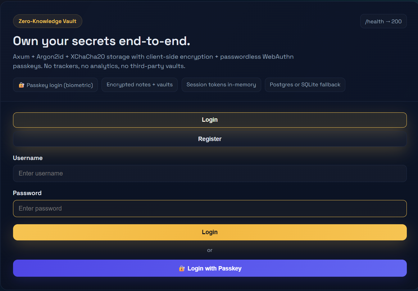 Zero-Knowledge Vault gallery image