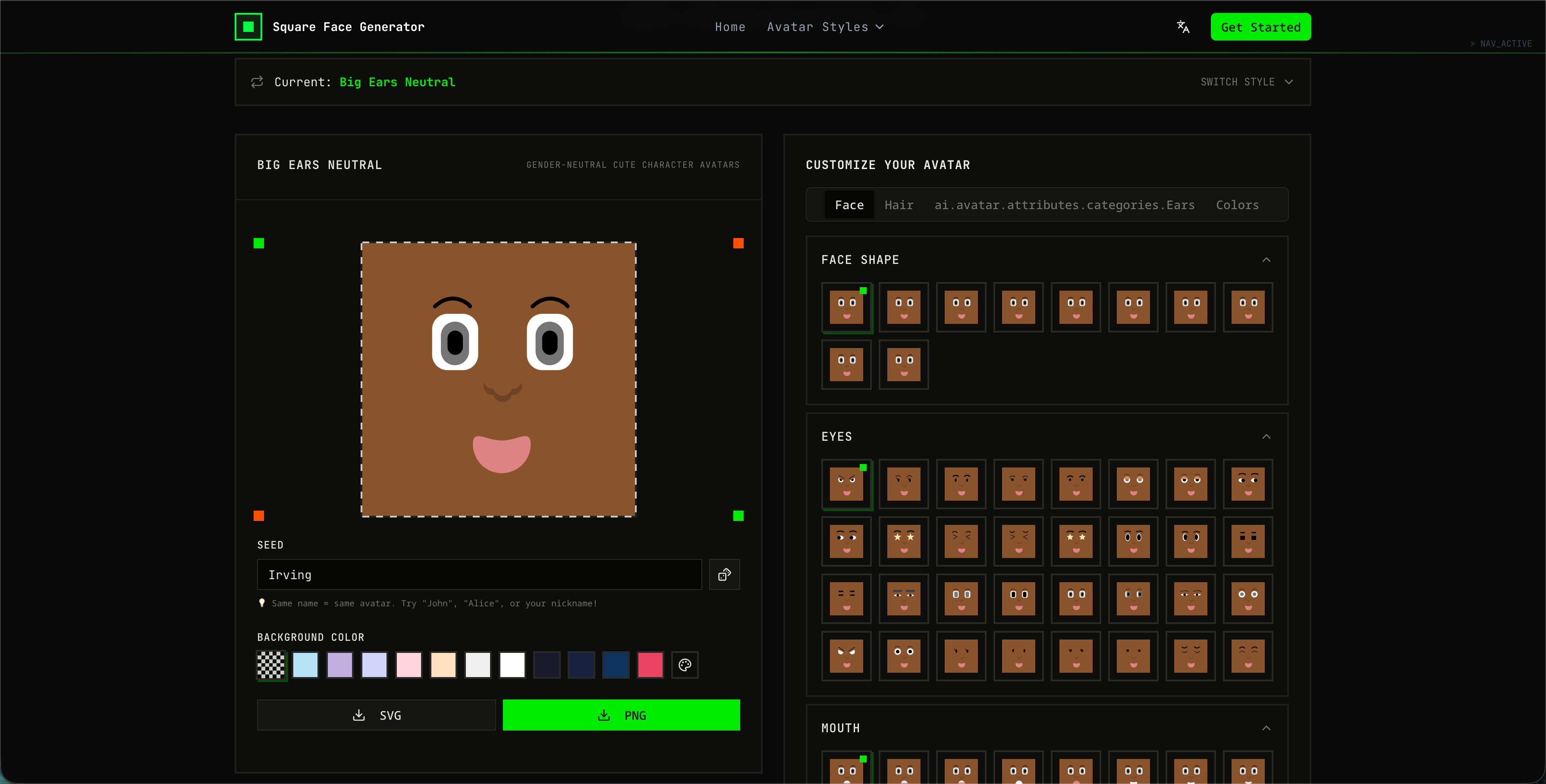 Square Face Generator AI