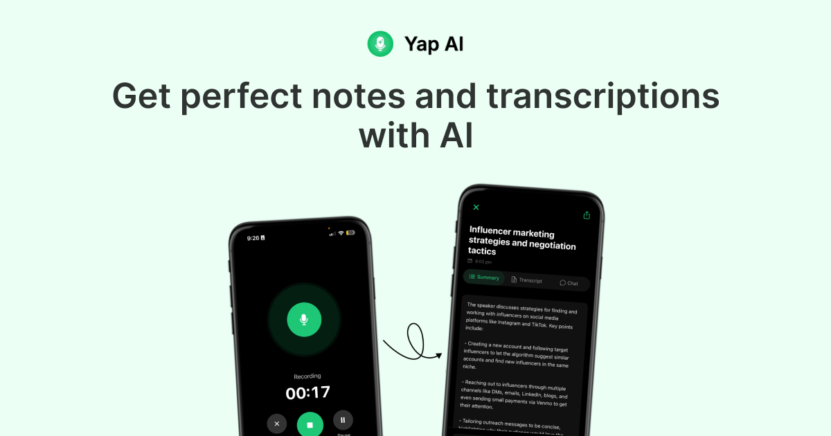 Media Yap: Nota mesyuarat dan transkrip AI 3