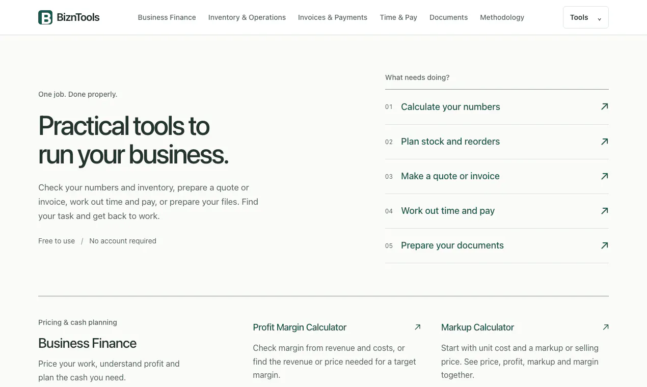 BiznTools gallery image