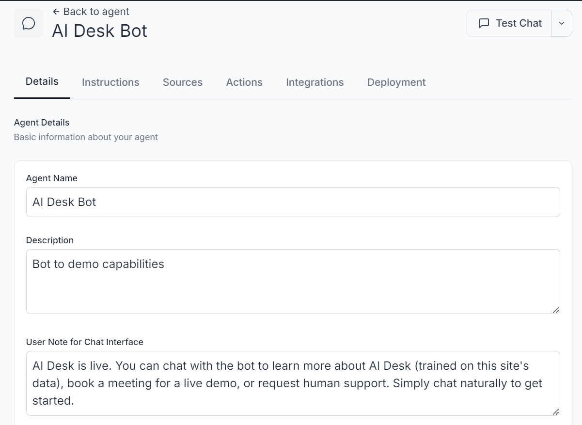 AI Desk gallery image