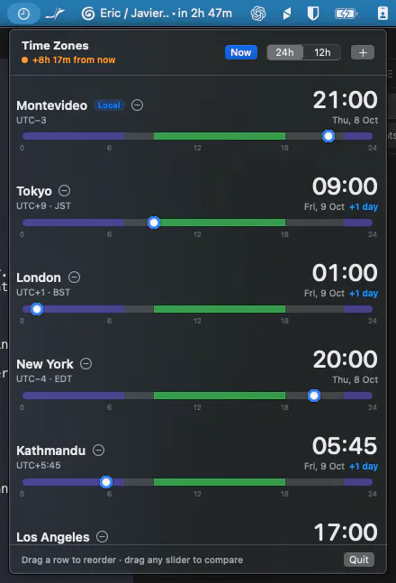 TimeZoneBar gallery image