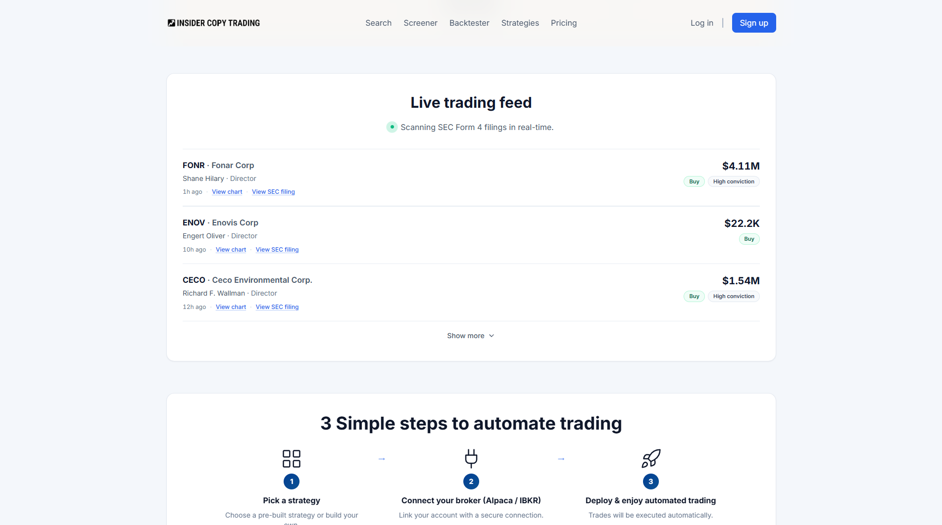 Insider Copy Trading gallery image