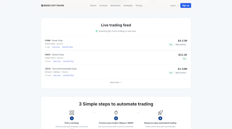 Insider Copy Trading screenshot 3