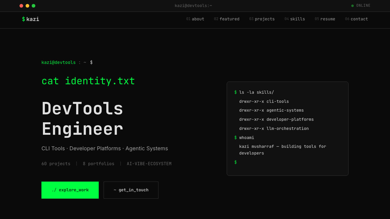 60 Projects Ecosystem - Main product screenshot demonstrating key features and user interface