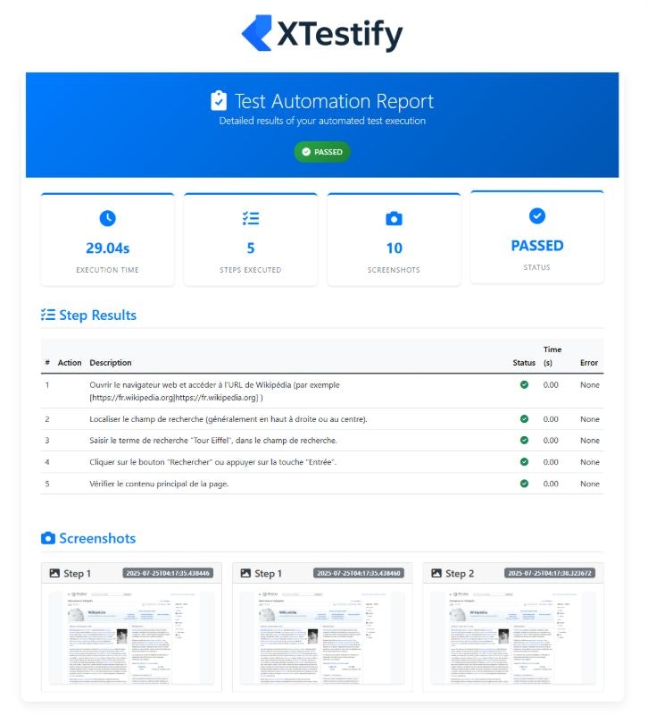 XTestify.app - AI搭載のテスト自動化プラットフォームメディア3