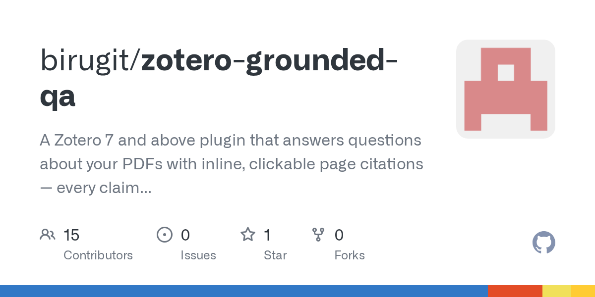 Grounded Q&A for Zotero with AI gallery image