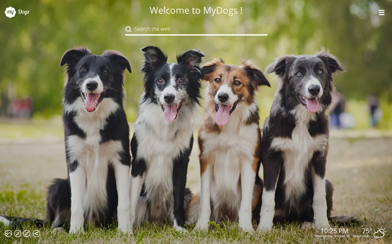 My Dogs New Tab gallery image
